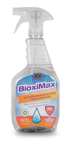 Solución Desinfectante 1lt Superficies Objetos Bioximax