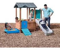 Comprar Casa Bosque Aventuras, Step2 Juego Resbaladera Caja De Arena