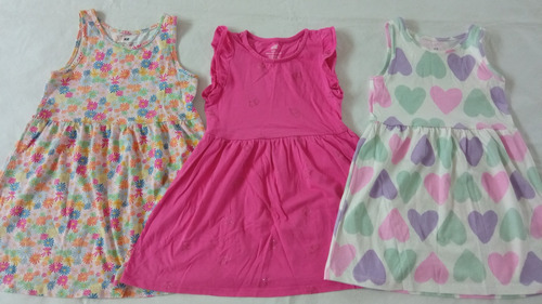 Vestidos De Niña Hym 2 3 Años Rosado Lunares