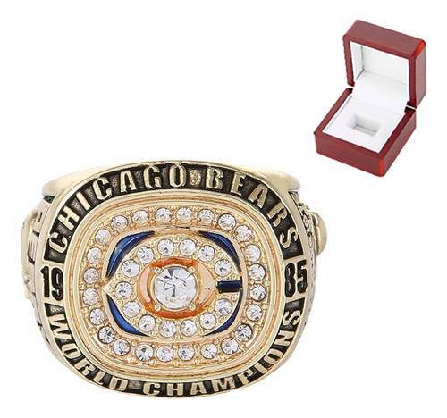 Nfl - Anillo De Campeonato De Los Chicago Bears 1985