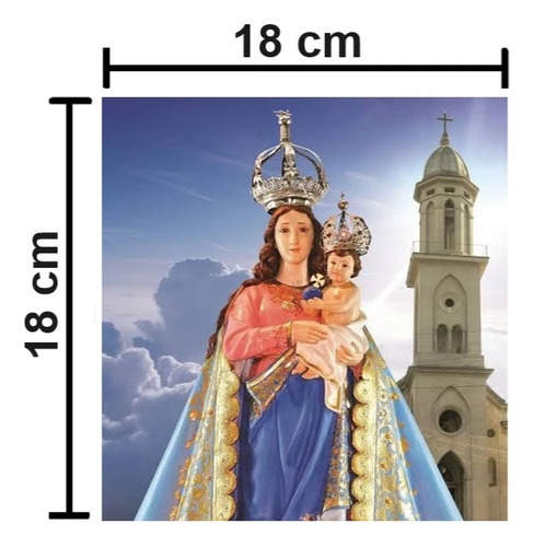 Adesivo Com A Imagem De Nossa Senhora De Nazaré - Grande