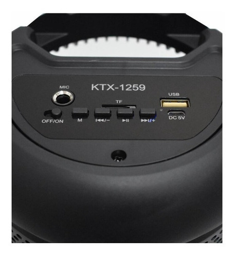 Parlante Doble Bocina 4puLG Ktx 1259 Bluetooth + Microfono