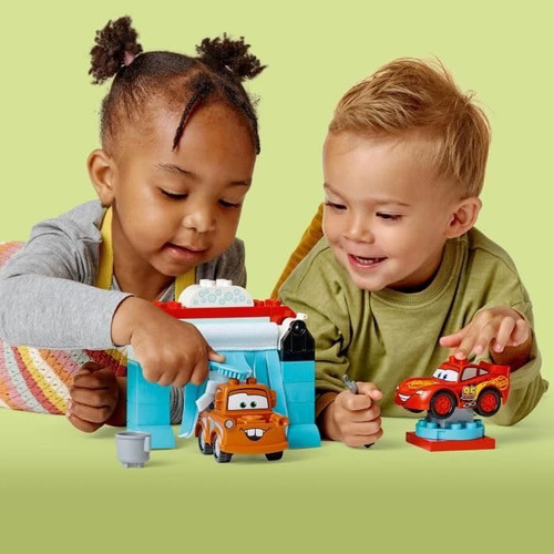 Bloques De Juguete Lego Duplo Lightning Mcqueen Car Wash 109