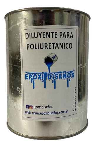 Epoxi Diseños Diluyente Poliuretánico 1l Transparente