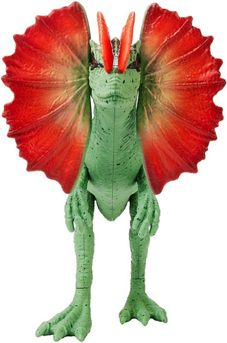 Imagen 2 de 5 de Jurassic World Dinosaurio Dilophosaurus 30 Cm Mattel