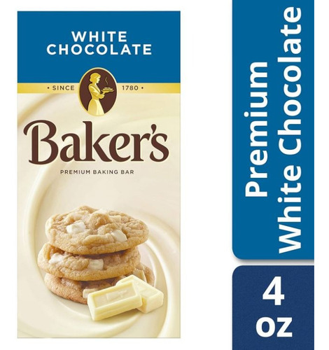 Baker's Premium Baking Bar White Chocolate 113g Importado