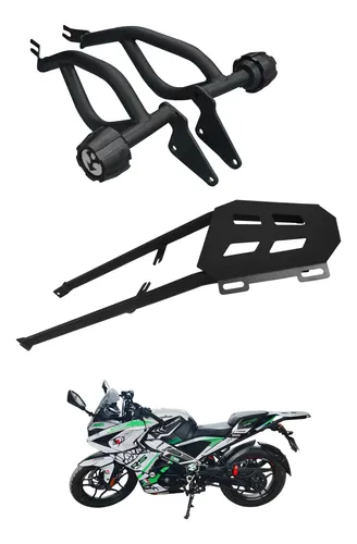 comprar Slider Stunt Con Parrilla Maletero Para Moto Pulsar Rs200