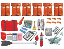 Comprar Elementos De Seguridad Naval #11 Fondeo + 6 Ponchos- Premium