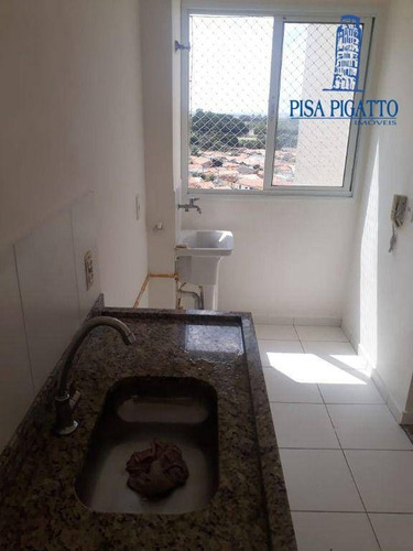 Imagem 9 de 20 de Apartamento Com 2 Dormitórios À Venda, 43 M² Por R$ 225.000,00 - Alto De Pinheiros - Paulínia/sp - Ap1172