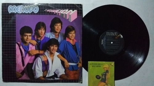 Menudo Evolucion Lp 1984 Importado De Brasil Autografiado