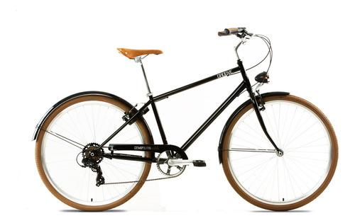 Bicicleta Groove Cosmopolitan 7v Aro 700c Preto Quadro 19 Tamanho do quadro L