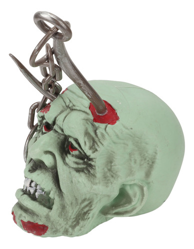 Cabeza De Zombi Colgante Para Halloween, Aterradora Y Sangri