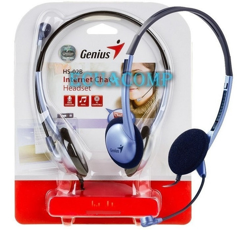 Audífonos Hs-02b Genius Nuevos Con Microfono Incluido