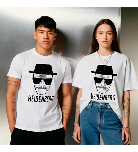 Remera Breaking Bad Heisenberg Walter White Algodon Peinad