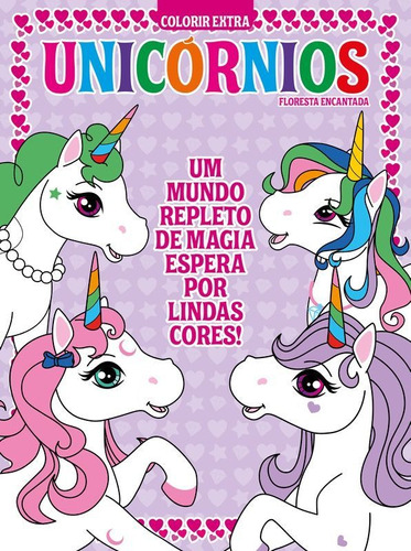 Livro: Unicórnios - Colorir Extra 01, De Ibc - Instituto Brasileiro De Cultura Ltda. Série Indefinido, Vol. 1. On Line Editora, Capa Mole, Edição 1 Em Português, 2020