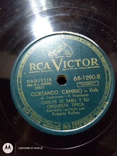 Pasta Carlos Di Sarli Rufino Rca Victor C98