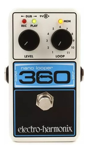 Electro Harmonix Nano Looper 360 / 360 Segundos / 11 Loops