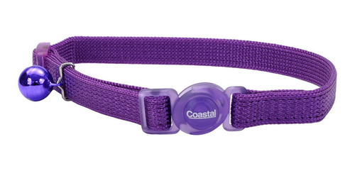 Imagen 1 de 1 de Collar Para Gato Safe Coastal Pet Morado Único