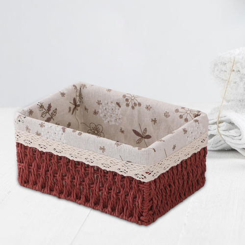 Cesta De Almacenamiento De Escritorio, , Caja De M