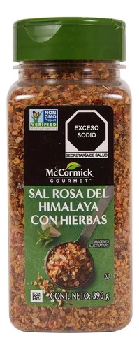 Sal Rosa Del Himalaya Con Hierbas Mccormick Gourmet 396 Grs