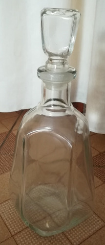 Botella Licorera De Vidrio De 750 Ml Con Tapa