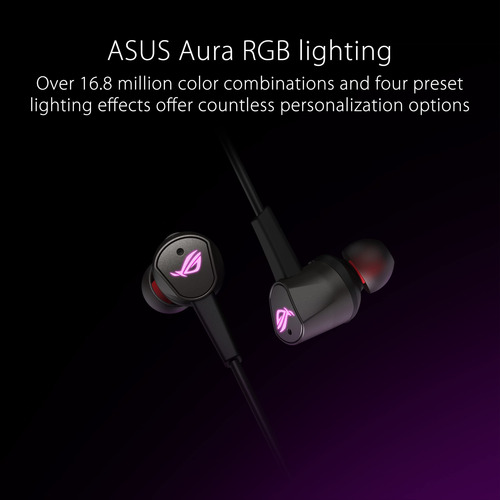 Fones De Ouvido Para Jogos Asus Rog Cetra Ii Earbuds Com Mic