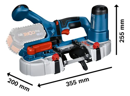 Sierra Cinta Inalambrica Bosch Gcb 18v-63