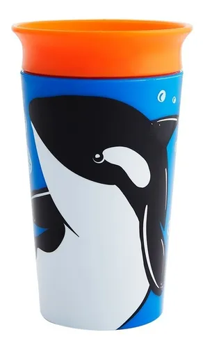 Vaso Miracle Cup 9 Oz Animal Munchkin Orca - B17422