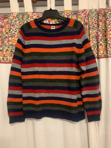 Sweater Lana Rayado Colores Gap Talle Xxl (niños)