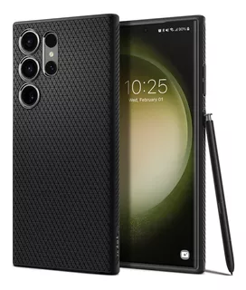 Capa Spigen Liquid Air Black Para Samsung Galaxy S23 Ultra