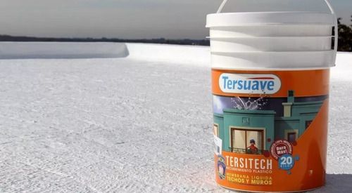Membrana Liquida Poliuretano Tersitech Tersuave 20kg Rojo Teja