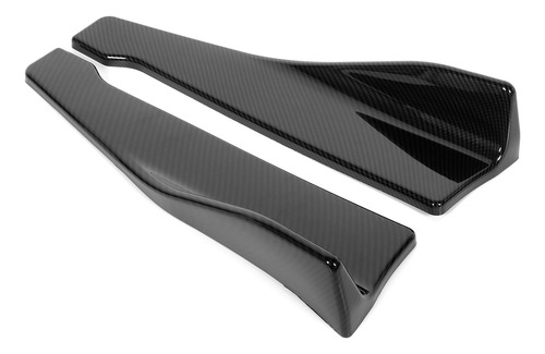 2 Peças De Saia Lateral Universal Rocker Splitters Lip Wingl