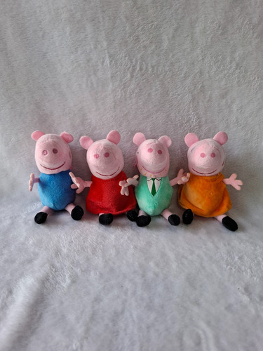 Peluche Llavero Papá De Peppa Pig