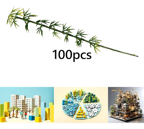 100 Bamboo Arboles, Mini Arboles 12 Cm.
