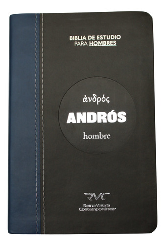 Biblia De Estudio Para Hombres Andrós Símil Piel Versión Rvc