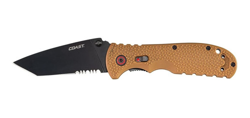 Cuchillo Navaja Plegable De Bolsillo Marron | Coast Rx357