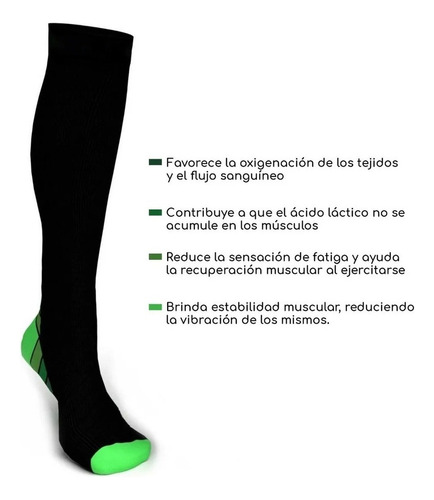 Calcetas / Medías D Compresión Alivia Varices Y Circulación
