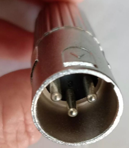 10 Conector Metalco Compatible Con Switchcraft Canon Xlr Dmx Puros Machos