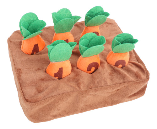 Juguete Interactivo Seek Carrot Para Perros Squeaky Carrots,