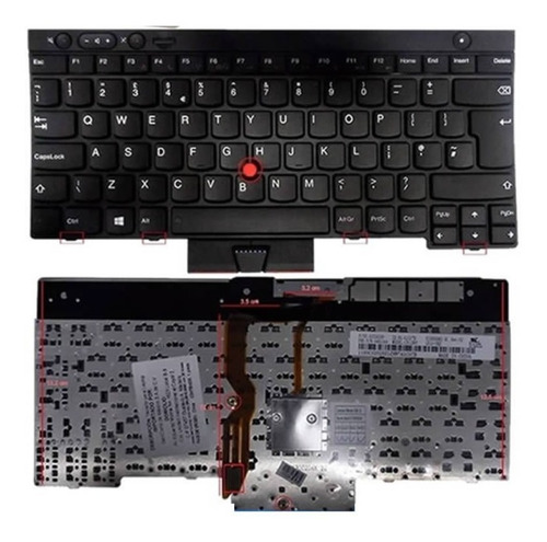 Teclado Lenovo Thinkpad L530 T430 T430s X230 W530 T530 T530i