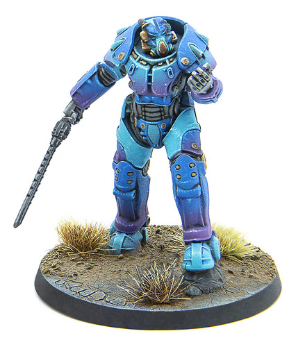 Miniaturas Modiphius Fallout Wasteland Warfare X-01 Power Ar
