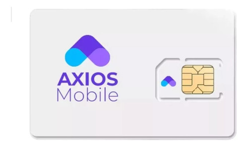 Chip Axios Red 4.5g Paquete De 30 Dias Incluye Internet 