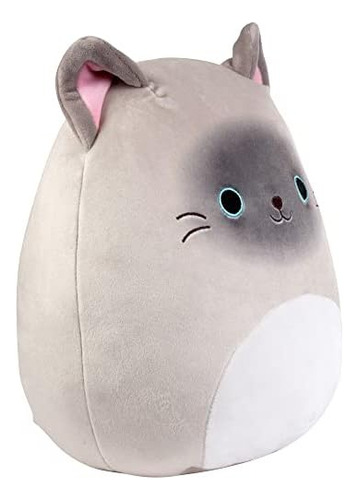 Squishmallows Felton El Gato Siamés Original De 10 Pulgadas