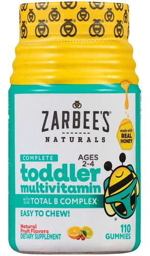 Zarbees Toddler Multivitamina Complejo B Vitamina C
