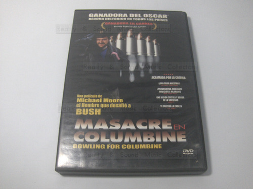 Masacre En Columbine Pelicula Dvd Michael Moore