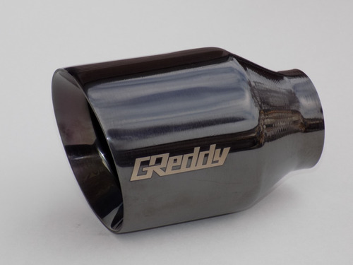 Cola De Escape Greddy Negra Alto Flujo