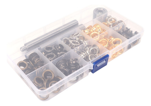 Kit De Ojales, 8 Mm, 4 Colores, 100 Juegos De Ojales, 3