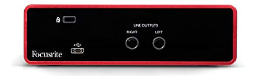 Interfaz De Audio Usb Focusrite Scarlett Solo De 3.ª