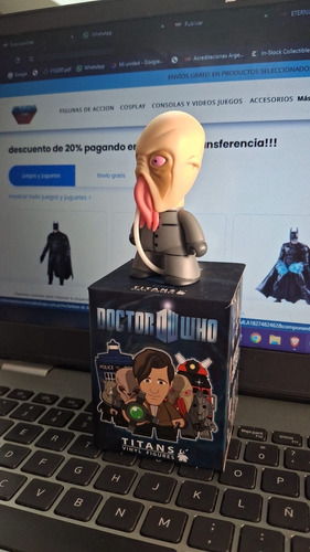 Titans Vinyl Figures Doctor Who Ood Ojos Rosa - Eterniastore