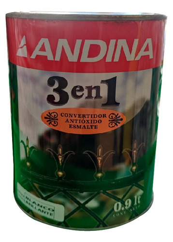 Sintético 3 En 1 Andina Negro 0.9 Lt